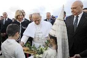 Pope Leo XIV Arrived In Beirut - Lebanon