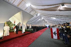 Pope Leo XIV Arrived In Beirut - Lebanon