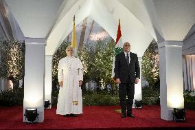 Pope Leo XIV Arrived In Beirut - Lebanon