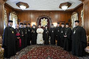 Pope Leo XIV with Bartholomew I - Turkey
