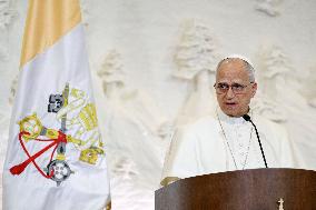 Pope Leo XIV Meets Lebanon's President Joseph Aoun - Beirut