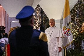 Pope Leo XIV Arrived In Beirut - Lebanon