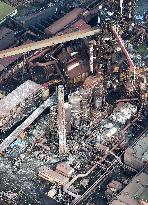 Fire at Nippon Steel plant in northern Japan