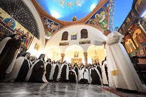 Pope Leo XIV Visits Carmelite Sisters In Harissa - Lebanon