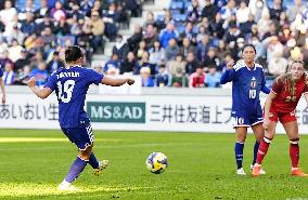 Football: Japan vs. Canada friendly