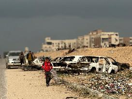 Difficult Humanitarian Conditions Near the Khan Yunis Landfill - Palestine