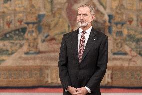 Felipe VI presents the XIX Kingdom of Spain Award for Business Career - Madrid