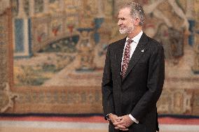 Felipe VI presents the XIX Kingdom of Spain Award for Business Career - Madrid