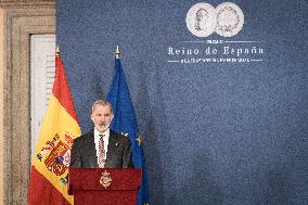 Felipe VI presents the XIX Kingdom of Spain Award for Business Career - Madrid