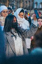 "Invaincu·es A Jamais" Rally in Paris - France