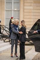 Macron And Zelensky After Meeting - Paris