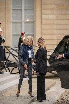 Macron And Zelensky After Meeting - Paris