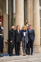 Macron And Zelensky After Meeting - Paris