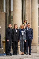 Macron And Zelensky After Meeting - Paris