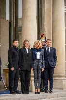 Macron And Zelensky After Meeting - Paris