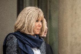 Macron And Zelensky After Meeting - Paris