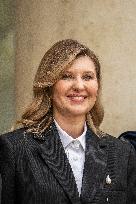 Macron And Zelensky After Meeting - Paris