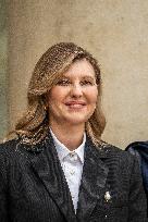 Macron And Zelensky After Meeting - Paris