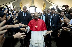 Pope Leo XIV Meets Religious at the Shrine of Our Lady of Lebanon - Lebanon