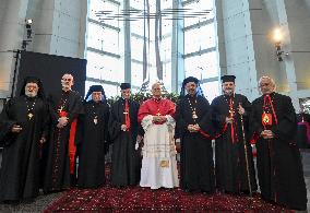 Pope Leo XIV Meets Religious at the Shrine of Our Lady of Lebanon - Lebanon