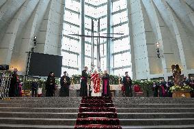 Pope Leo XIV Meets Religious at the Shrine of Our Lady of Lebanon - Lebanon