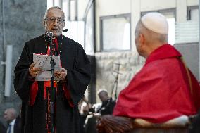 Pope Leo XIV Meets Religious at the Shrine of Our Lady of Lebanon - Lebanon