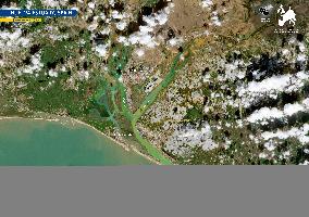 Huelva Estuary in Spain