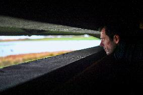 Mathieu Lefevre On A Ministerial Visit To Merville-Franceville - France