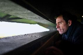 Mathieu Lefevre On A Ministerial Visit To Merville-Franceville - France