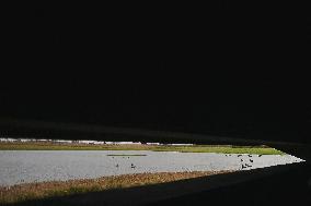 Mathieu Lefevre On A Ministerial Visit To Merville-Franceville - France