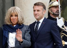 President Macron Welcomes President Zelensky - Paris