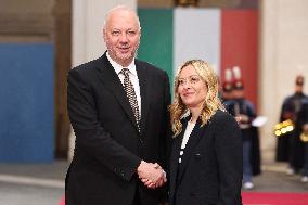 Giorgia Meloni meets with the PM of the Republic of Bulgaria - Rome