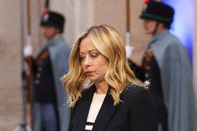 Giorgia Meloni meets with the PM of the Republic of Bulgaria - Rome