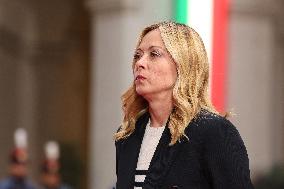 Giorgia Meloni meets with the PM of the Republic of Bulgaria - Rome