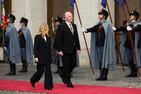 Giorgia Meloni meets with the PM of the Republic of Bulgaria - Rome