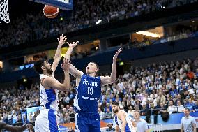 FIBA World Cup basketball qualifying match Finland vs France