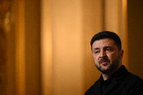 Macron and Zelensky Press Conference - Paris