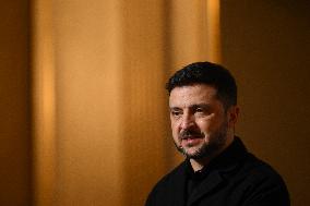 Macron and Zelensky Press Conference - Paris