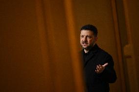 Macron and Zelensky Press Conference - Paris