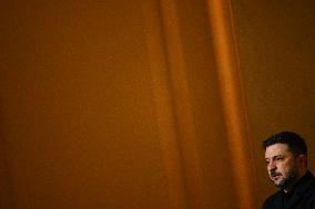 Macron and Zelensky Press Conference - Paris