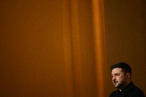 Macron and Zelensky Press Conference - Paris