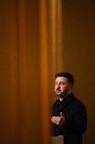 Macron and Zelensky Press Conference - Paris