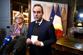 Presser of French PM Lecornu After The Defense Commission Meeting - Paris