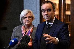 Presser of French PM Lecornu After The Defense Commission Meeting - Paris