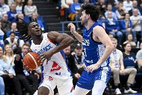 FIBA World Cup basketball qualifying match Finland vs France