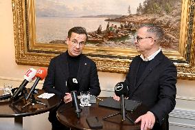The meeting of the Finnish Prime Minister Orpo and Swedish Prime Minister Kristersson