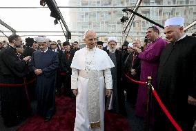 Pope Leo XIV Meets Christian and Interreligious Leaders - Beirut