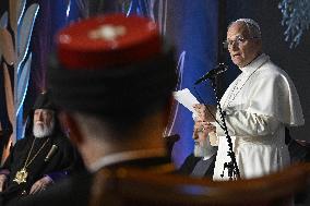 Pope Leo XIV Meets Christian and Interreligious Leaders - Beirut