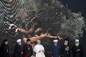 Pope Leo XIV Meets Christian and Interreligious Leaders - Beirut