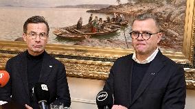 The meeting of the Finnish Prime Minister Orpo and Swedish Prime Minister Kristersson